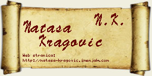 Nataša Kragović vizit kartica